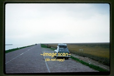 Early 1960s Kodachrome Slide of Austin A40 Farina in the Netherlands ee10b
