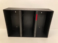 Laserline CD 60 Compact Disc Storage Holder Black Wall Mounted Plastic CLEAN