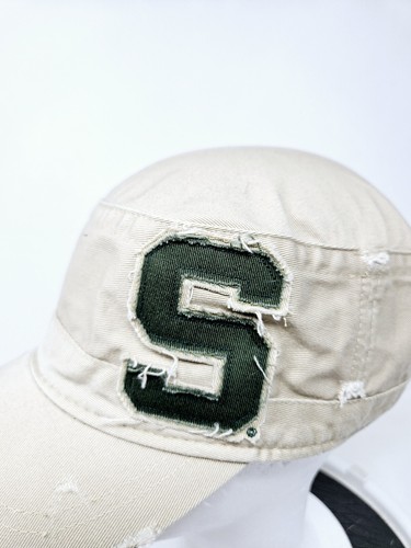 Vintage Michigan State Spartans Cadet Strapback Hat Embroided FAST SHIPPING - Picture 6 of 8