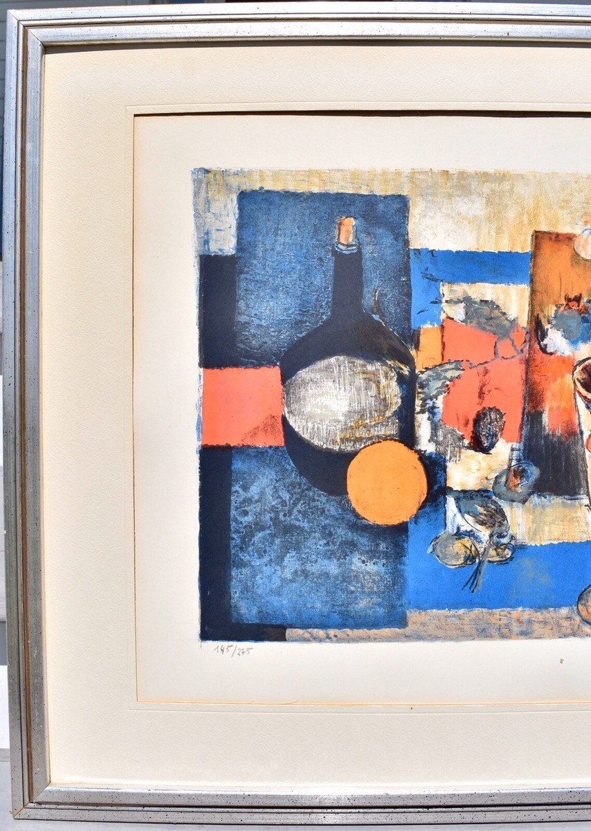 French Lithograph Print Pierre Bisiaux Limited Edition COA