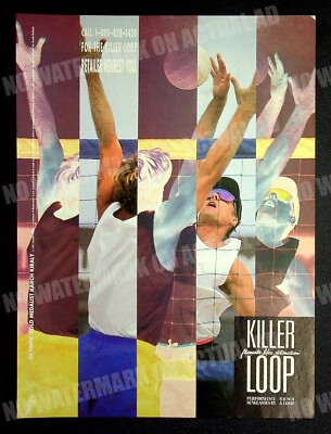 Killer Loop Sunglasses Bausch & Lomb 1991 Trade Print Magazine Ad Poster ADVERT