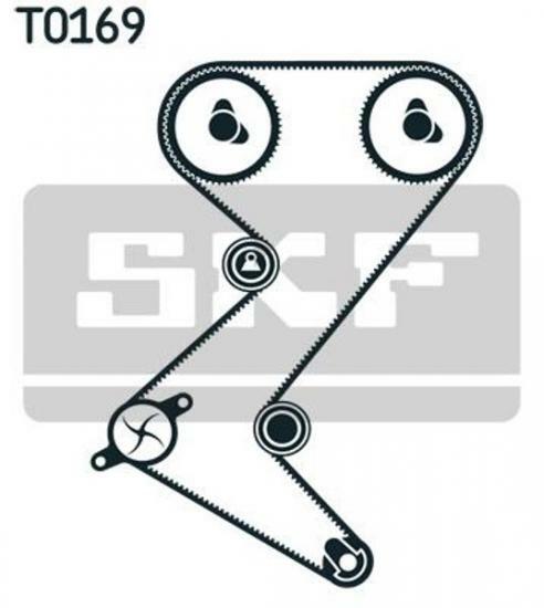 SKF Zahnriemensatz+Wapu FüR Fiat Scudonato,Scudo,Ulysse; Lancia Phedra,Zeta-image