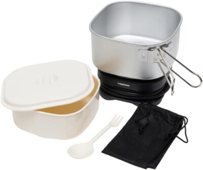 YAZAWA TVR70BK Travel Cooker 1.3L Voltage Switchable 100-240V Electric Cooker