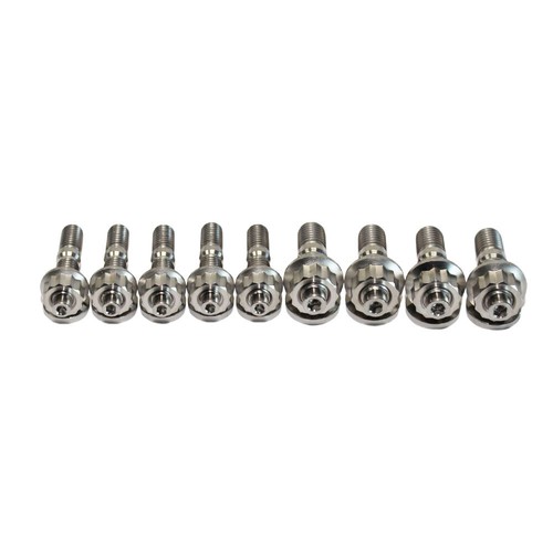 Titanium Turbo Charger Stud Kit For Ford Territory SX SY Barra 4.0L - Picture 2 of 4