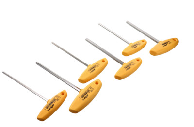 Wiha 33475 6 Piece Classic Grip Hex SAE T-Handle Set