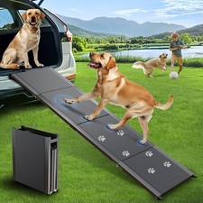 Dog Ramp for Car 71"Extra Long Folding Pet Stair with Non-Slip Surface