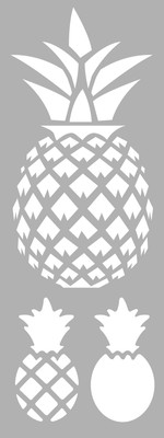 Schablone 15 X 40 CM Ananas
