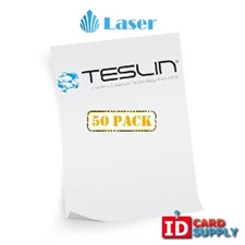 Teslin® Synthetic Paper - 8.5" x 11" Sheet for Laser Printers | Pack of 50