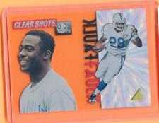 MARSHALL FAULK COLTS 1995 PINNACLE CLEAR SHOTS NFL FOOTBALL CARD #7