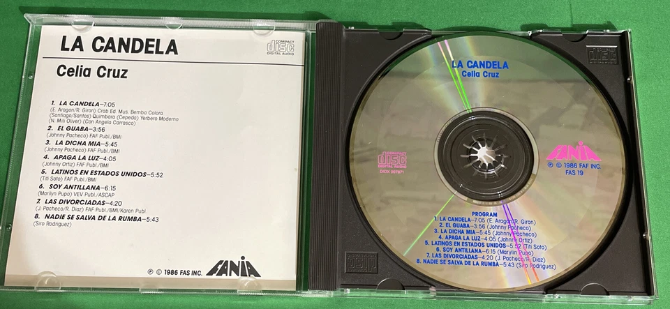 CELIA CRUZ ** La Candela **1986 - Imagem 2 de 4