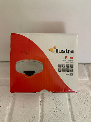 Illustra American Dynamics IPS03CFOCWST 3MP Network Outdoor Mini-Dome 