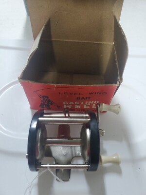 Dolphin Level Wind Baitcaster Vintage With Box. 