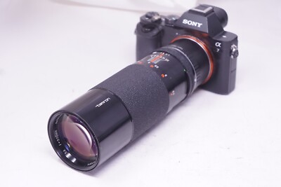 SONY E MOUNT ADAPTED Panagor 300MM Telephoto Prime LENS A7 NEX,A6000 M42 