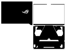 Laptop Sticker Protector For ASUS ROG Zepgyrus Duo 16 GX650 GX650R