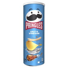 PRINGLES SALT VINEGAR Flavor Potato Chips Snacks Crisps Full Tube 165g 5.8oz