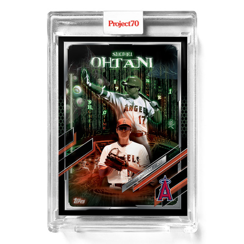 2021 TOPPS PROJECT 70 550 SHOHEI OHTANI SHOE SURGEON! LA ANGELS, THE MATRIX