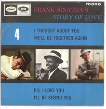 FRANK SINATRA 45RPM EP w/ PC Cap. EAP4-20653 STORY OF LOVE Vol.4 BRITISH