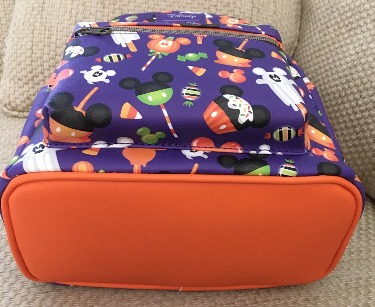 Loungefly Disney Backpack with Purple & Orange Halloween Print NWT Loungefly Disney Winnie the Pooh Mini | Mercari main image 3