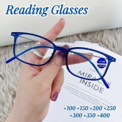 2023 Anti-Blue Light Reading Glasses for Men Women Computer Glasses +1.0~4.0