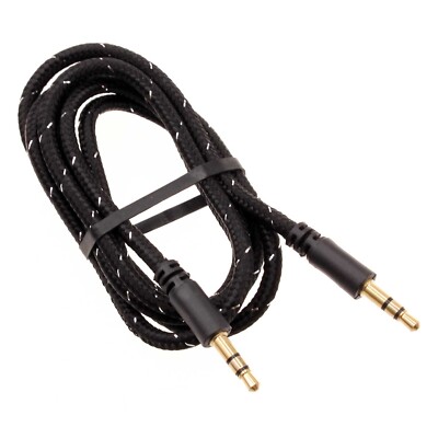 3.5mm Aux Cable Adapter Car Stereo Aux-in Audio Cord Speaker for Cell Phones