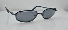 Vintage Champion CH256 Blue Oval Metal Sunglasses Hong Kong FRAMES ONLY