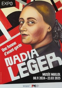 Nadia LEGER — Affiche originale d'exposition, Musée Maillol, Paris — vue 1 sur 6