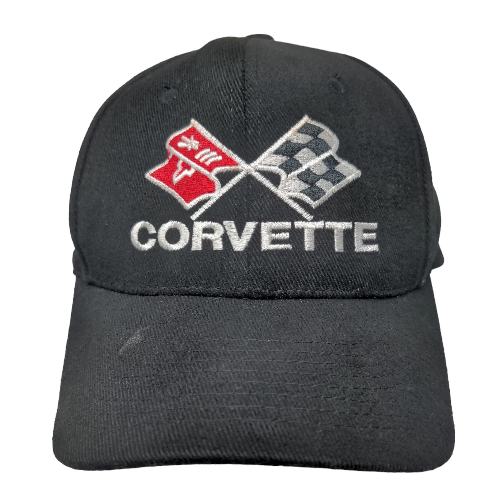Corvette Strapback Hat Black One Size Adjustable … - image 1