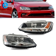 Headlight Fit For 2011-2018 Volkswagen Jetta Headlight Halogen Leftright Side