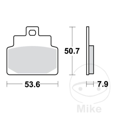 TRW MCB709EC Kit Pastiglie Freno Organiche Eco – Per Aprilia Leonardo ST (2002-2005) E Altre Moto – Anteriore E Posteriore