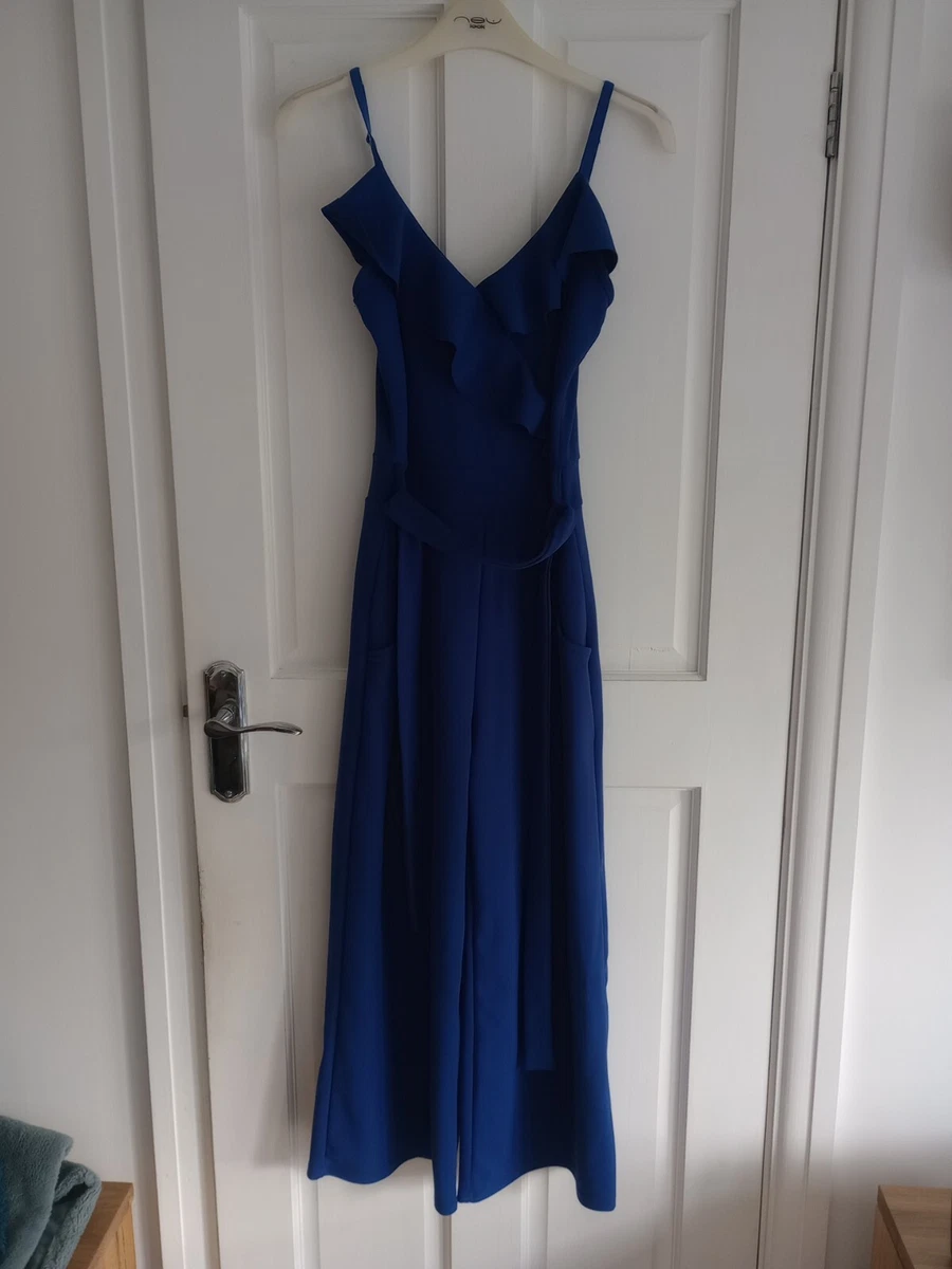 Royal blue jumpsuit quiz hotsell