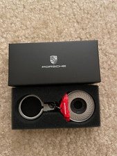 PORSCHE Keychain Red Brake Caliper 911 GT3 GT2 GT4 Spyder Key Ring Fob