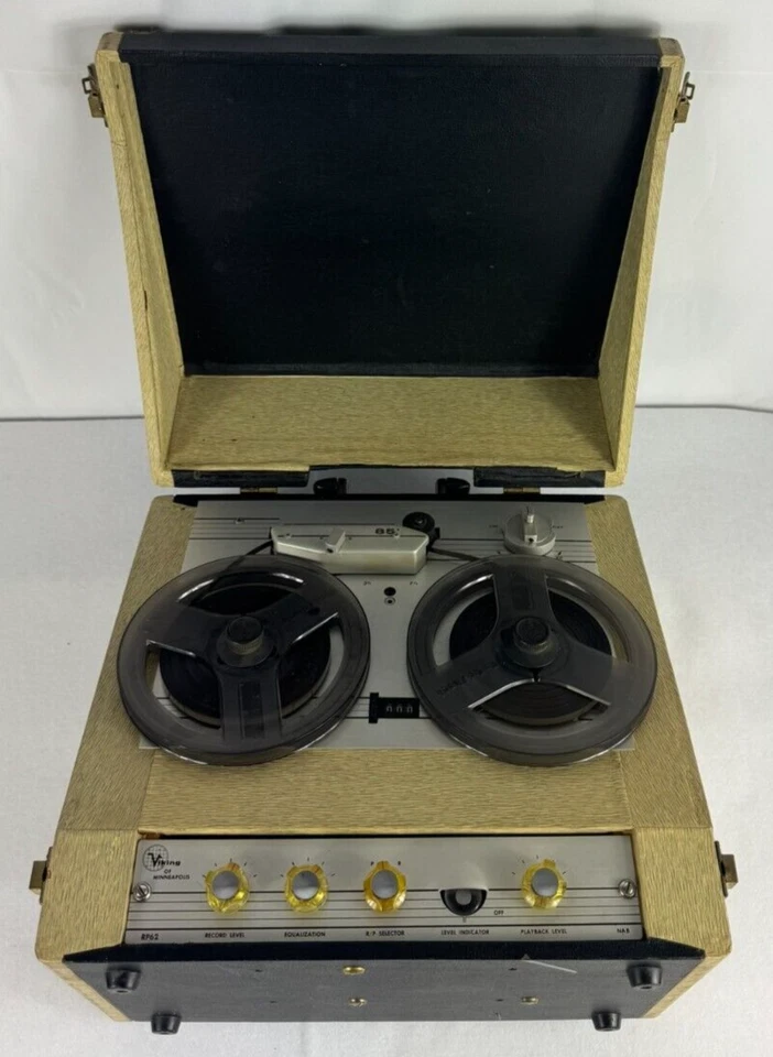 Grabadora de cinta carrete a carrete Viking RP 62 modelo 33535 - vintage como está para piezas Foto 2 de 4