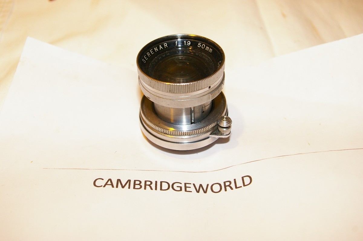 Canon Serenar 50mm F1.9 COLAPSIBLE LEICA M39 SCREW MOUNT
