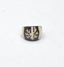 Ring African Batik Bone Band Ring