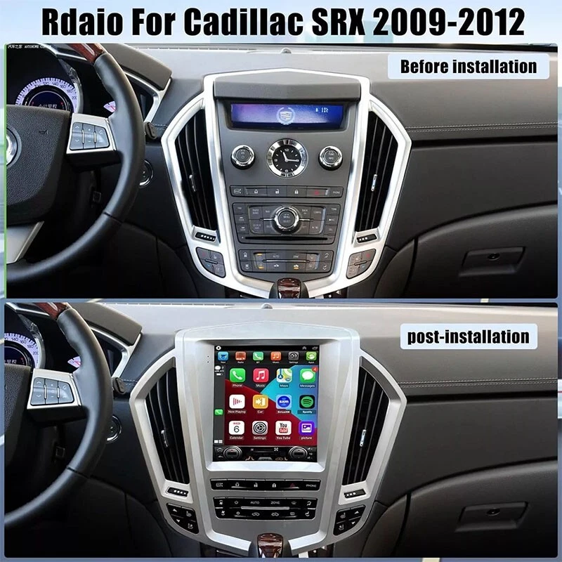 Reproductor multimedia de radio de coche Android 13 GPS navegación Carplay para Cadillac SRX 2009-12 Foto 2 de 4