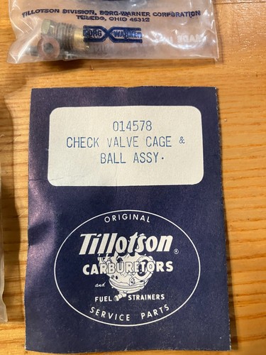 Kit ricostruzione completo vintage NOS HD F15596 Tillotson Polaris 795 JLO Hirth Sachs - Foto 4 di 5