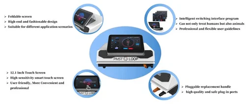 Pemf Human Pain Relief Pulsed Electromagnetic Field Pmst Loop Magnetic Therapy - Picture 18 of 22