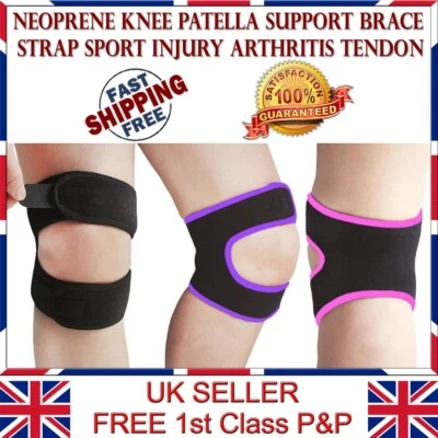 LTG PRO 2 x LTG Neopren Knie Patella Stützband Sportverletzung Arthritis Sehne