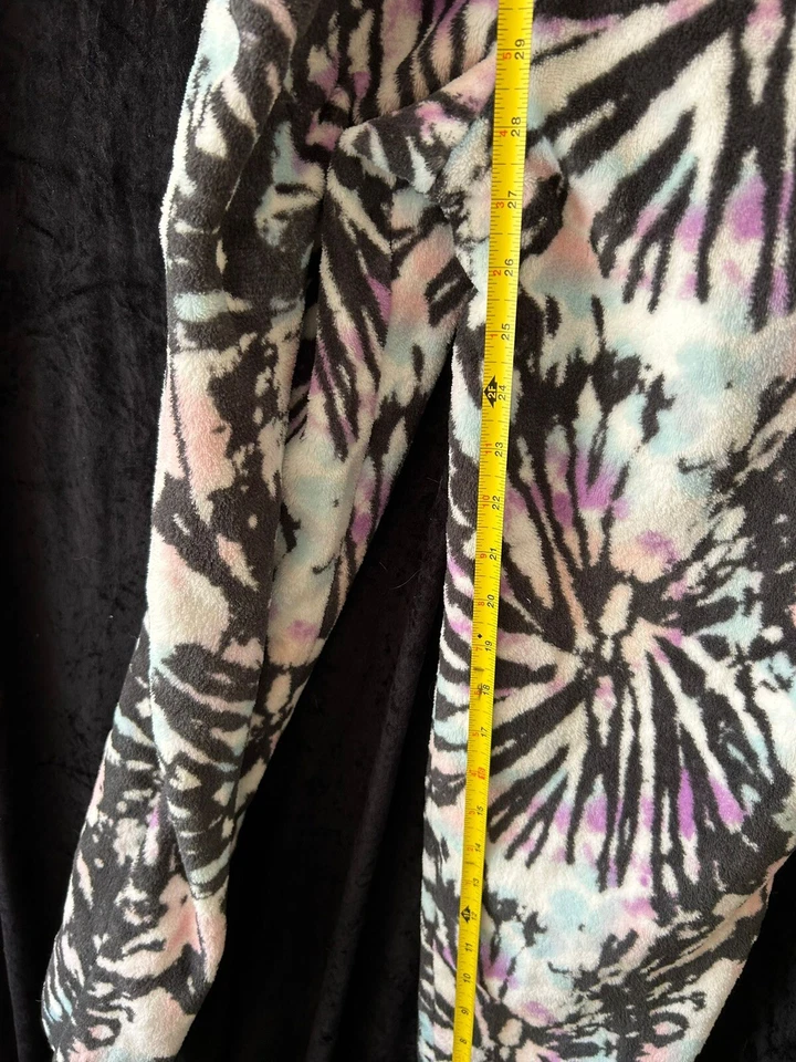 Peace Love & Dreams Unicornio Adulto M Tie-Dye Polar Cuerpo Completo Pijama Capucha Foto 3 de 4