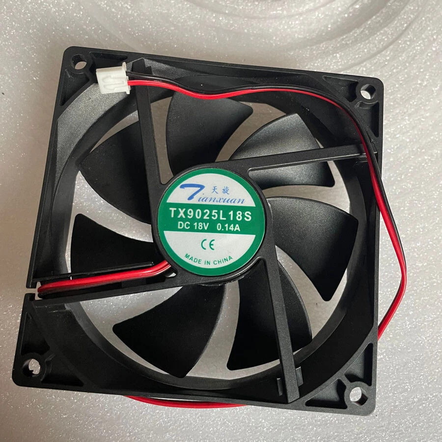 15 TX9025L18S 18V 0.14A 9CM 9025 refrigerator cooling fan 2pin - Image 4 of 4