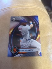 2022 Bowman Platinum 56 Starling Marte New York Mets