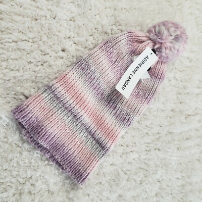 Adrienne Landau Lavender Knit One Size | eBay display picture 1