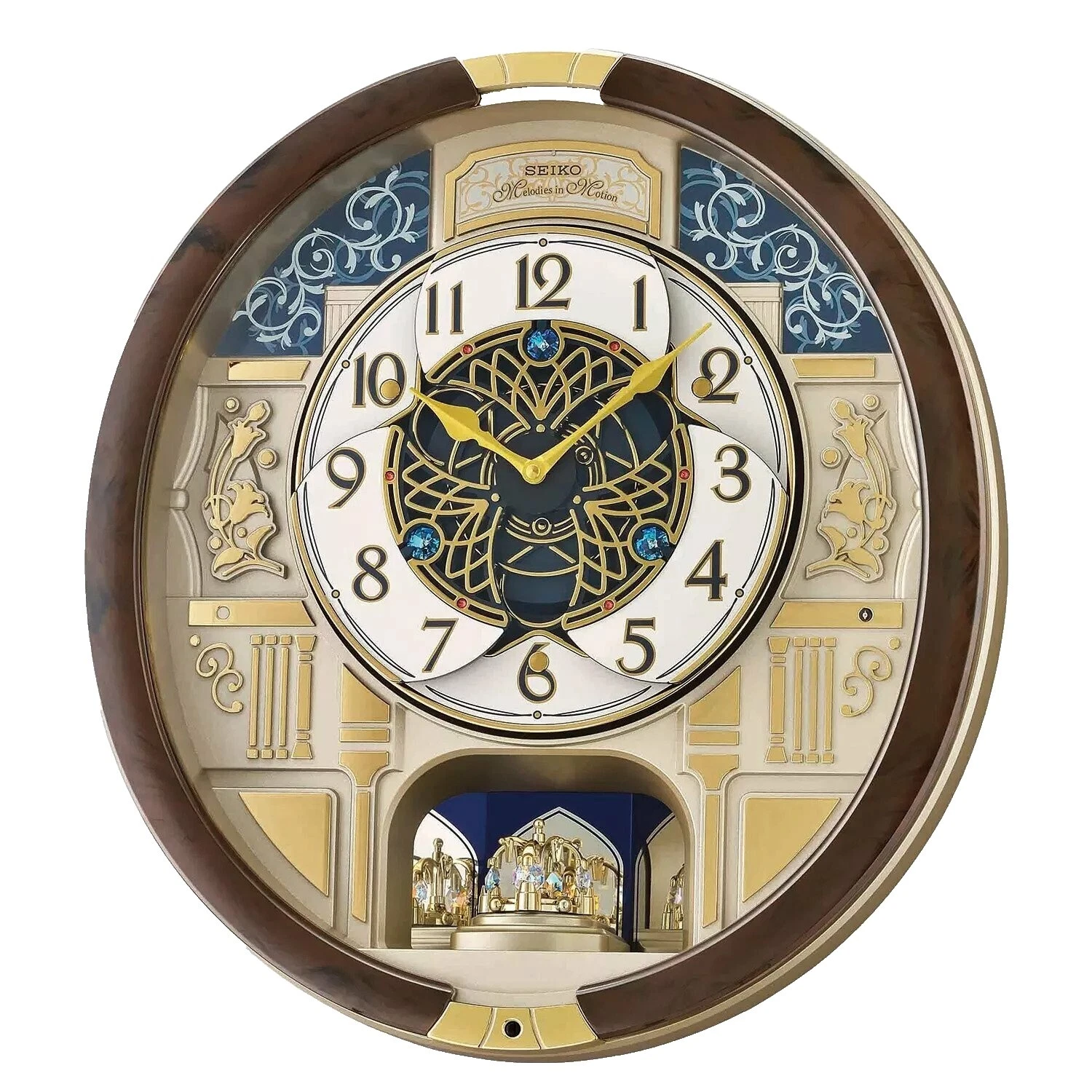 Metal Contemporary Wall Clocks Large Display