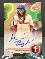 2023 Bowman's Best Base Plus Refractor Prospect Auto Emaarion Boyd #B23-EBD