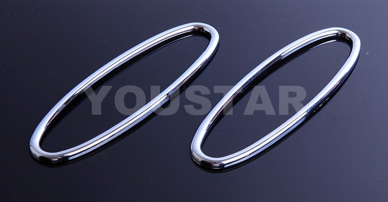 US STOCK 4 Reflector CHROME Surrounds for Bentley Continental Flying Spur GT GTC