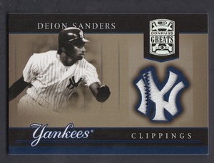 deion sanders yankees jersey