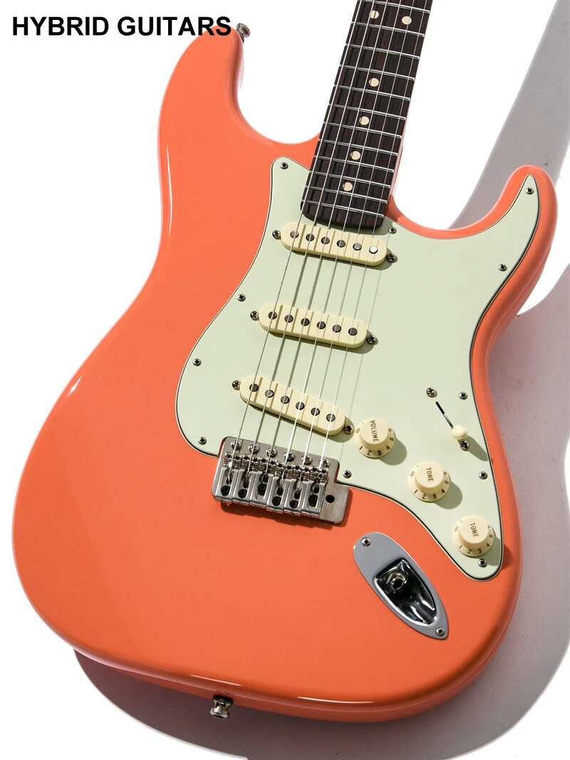 WARMOTH 60's Stratocaster Roasted Flame Maple Neck Feded