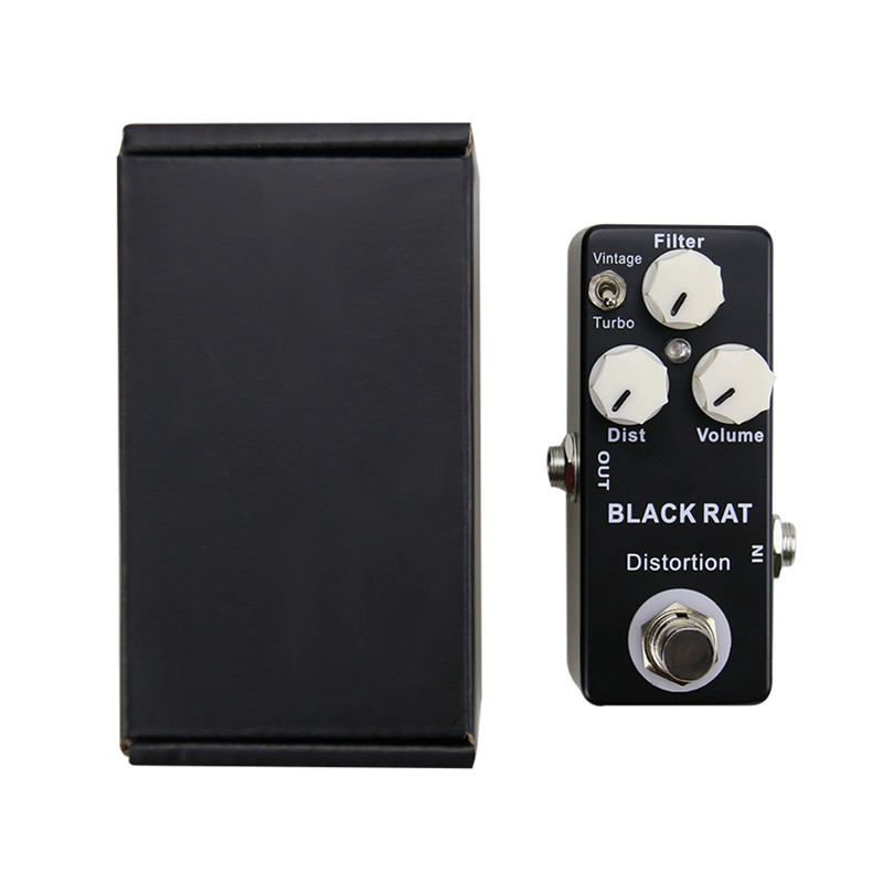 Upgraded Mini Rat Distortion Guitar Effects Pedal LM308 chip Based
