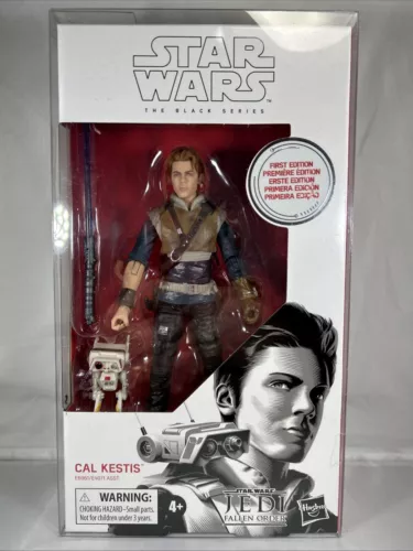 Star Wars Black Series Cal Kestis 93 First Edition With Protection Case - MINTY
