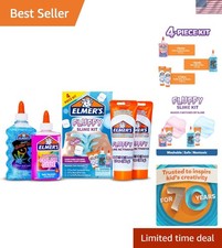 Elmer  s Safe and Fun Fluffy Slime Kit   Color  Glitter for Kids' Creativity